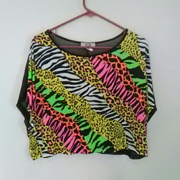 neon animal print clothing